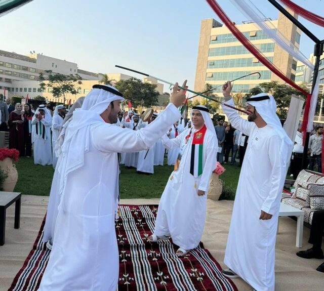 المستشفى السعودي الألماني دبي يحتفل باليوم الوطني الـ54 لدولة الإمارات بفعالية مجتمعية محورها الموظفون