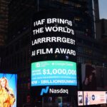 جائزة الأفلام المولدة بالذكاء الاصطناعي تضيء برج ناسداك في تايمز سكوير بنيويورك