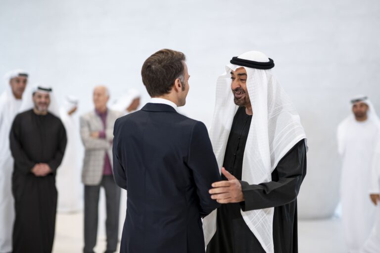 UAE President receives French President 