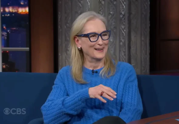 Meryl Streep revives iconic cerulean sweater